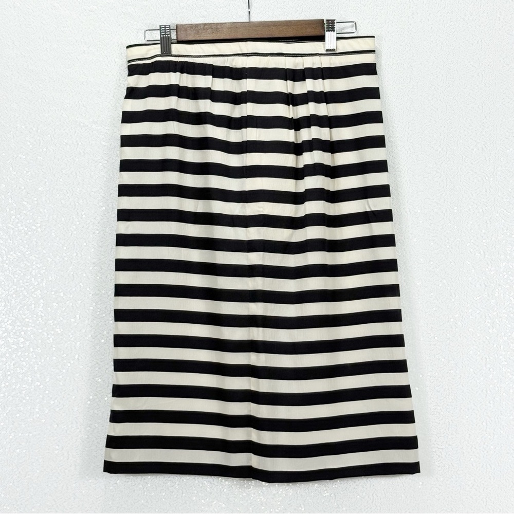 Emanuel Ungaro Black and White Midi Pencil Skirt - Picture 15 of 15